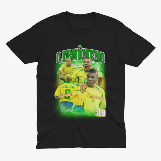 Ronaldo Brazil Homage | Brazil T Shirt | R9 T Shirt | Ronaldo Nazario | O Fenomeno | R9 Gift | Brazil World Cup Brazil Football Real Madrid