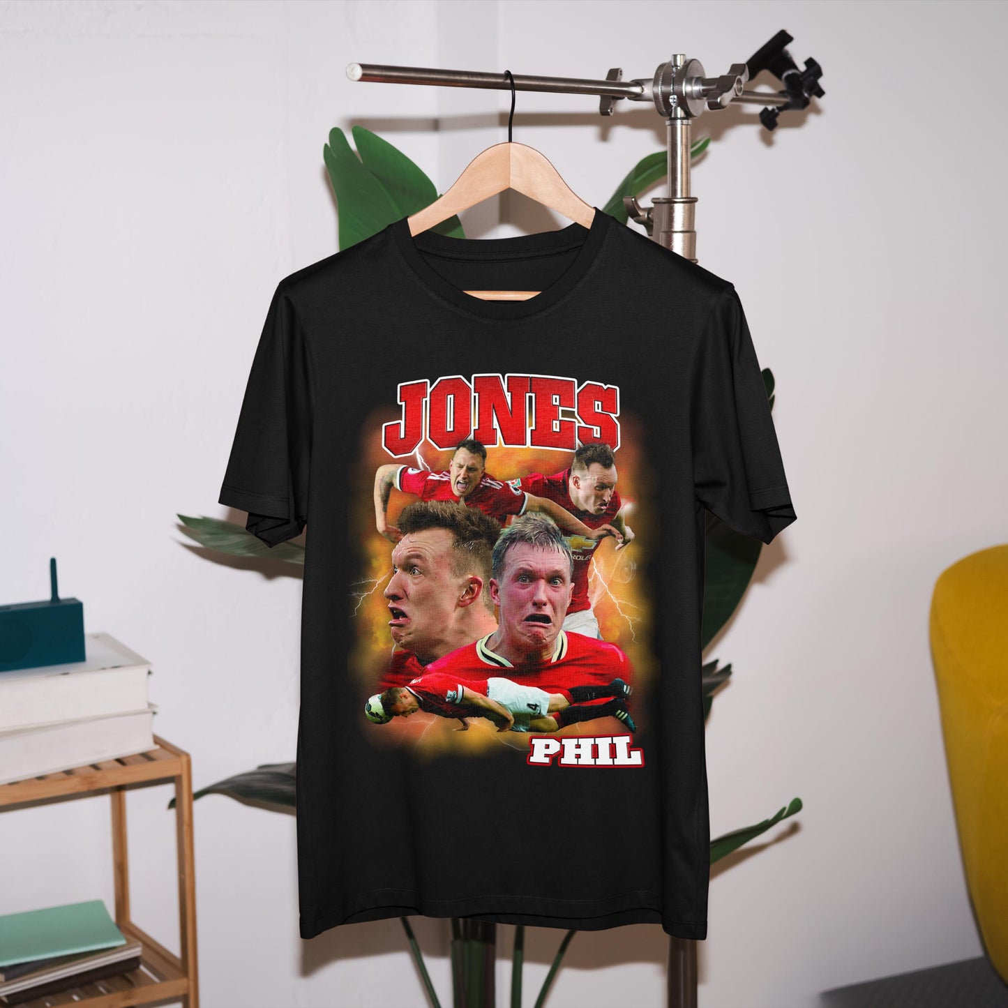 Phil Jones Funny Homage | Manchester United T Shirt | MUFC | Football | Soccer | Man Utd Fan | Manchester United Gift