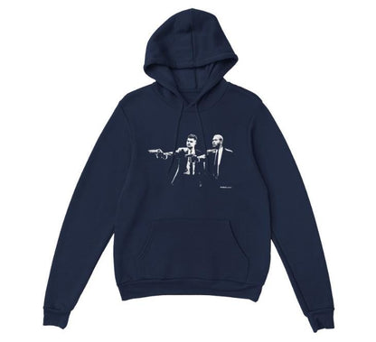 Joelinton & Bruno Guimaraes Pulp Fiction Style Hoodie | Newcastle Hoodie | Newcastle T Shirt | Nufc | Geordie T Shirt | Funny Football Tee
