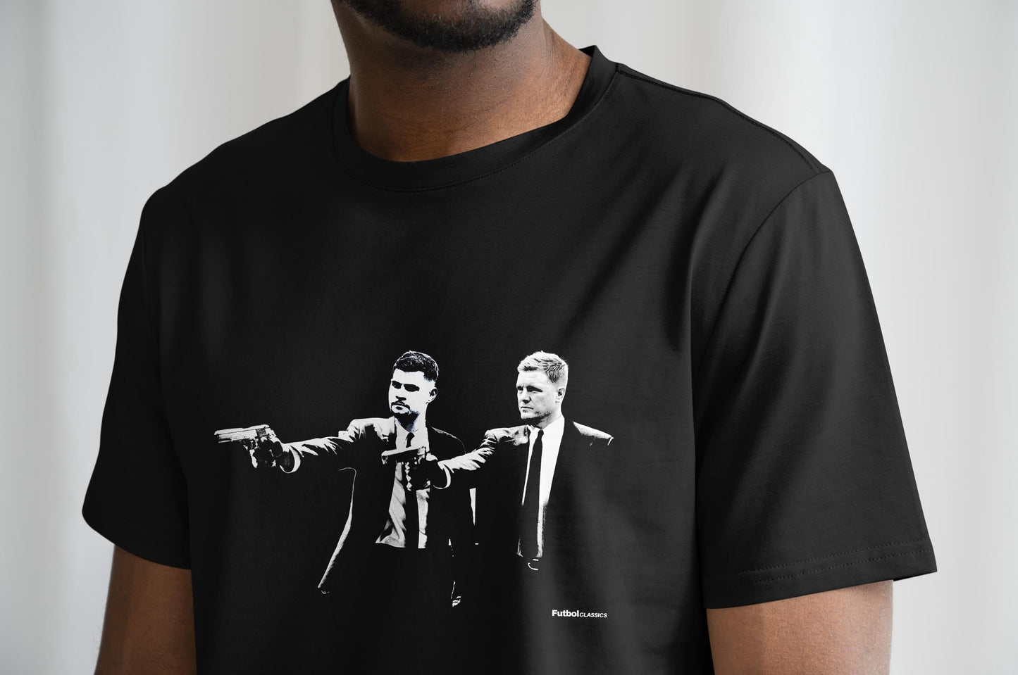 Bruno Guimaraes & Eddie Howe Pulp Fiction Style T Shirt | Newcastle T Shirt | Nufc | Geordie T Shirt | Funny Football Tee | Newcastle Fan