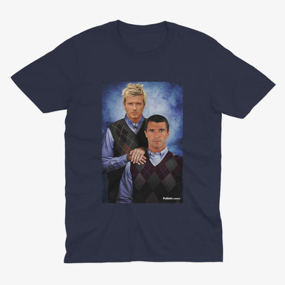 David Beckham & Roy Keane T Shirt | Man UTD Gift | Man UTD T Shirt | MUFC | Manchester United Gift