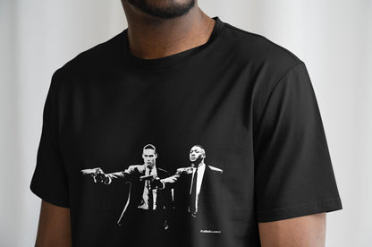Virgil Van Dijk & Ibrahima Konate Pulp Fiction Style T Shirt | Liverpool T Shirt | LFC | Liverpool FC | Scouser | Anfield | Liverpool Fan