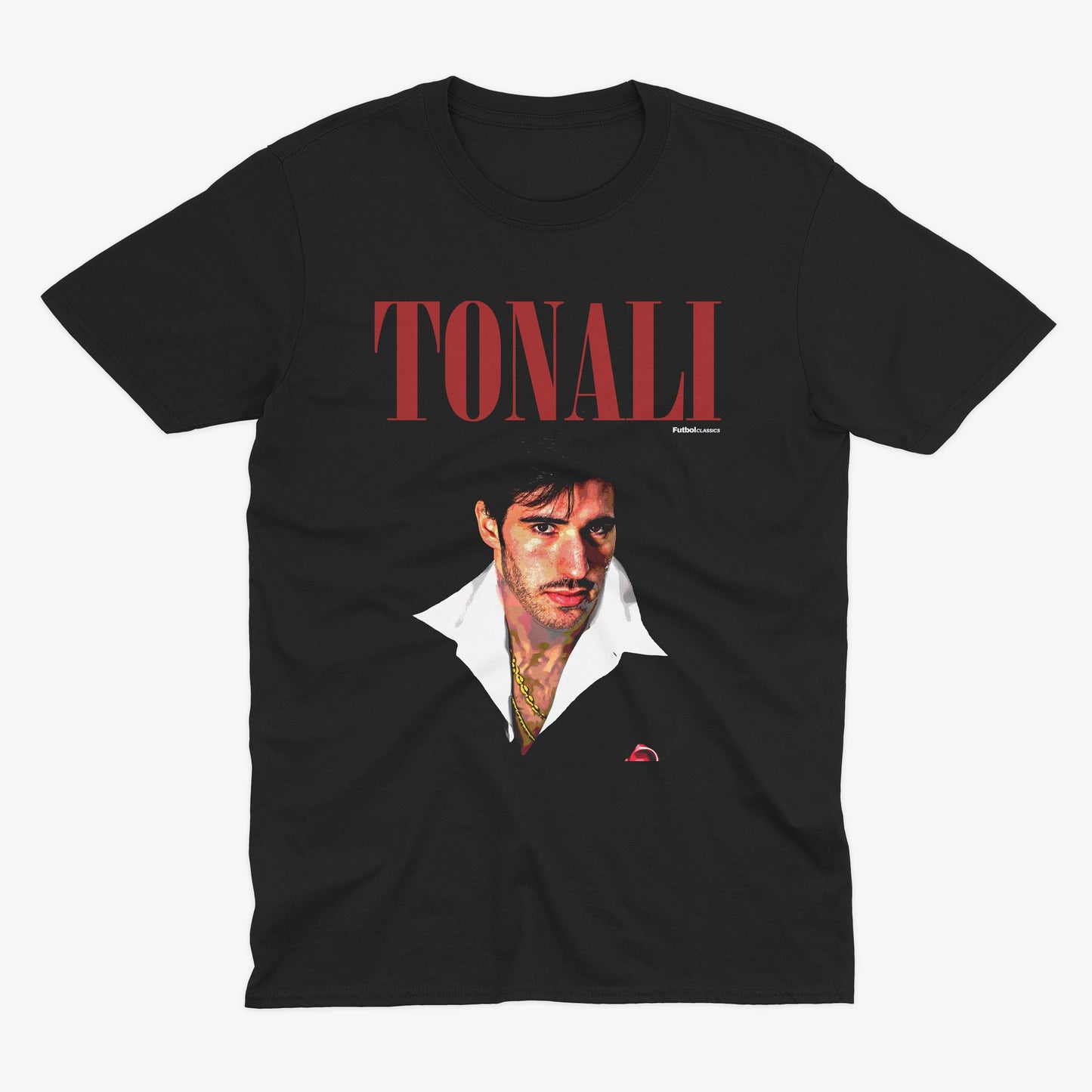 Sandro Tonali Scarface Style T Shirt | Newcastle T Shirt | Nufc | Geordie T Shirt | Funny Football Tee | Newcastle United | Newcastle Fan