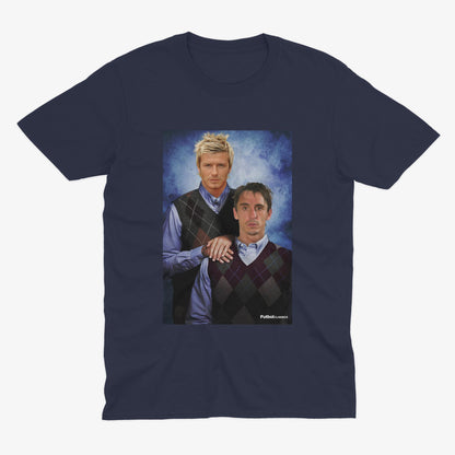 David Beckham & Gary Neville T Shirt | Man UTD Gift | Man UTD T Shirt | MUFC | Manchester United Gift