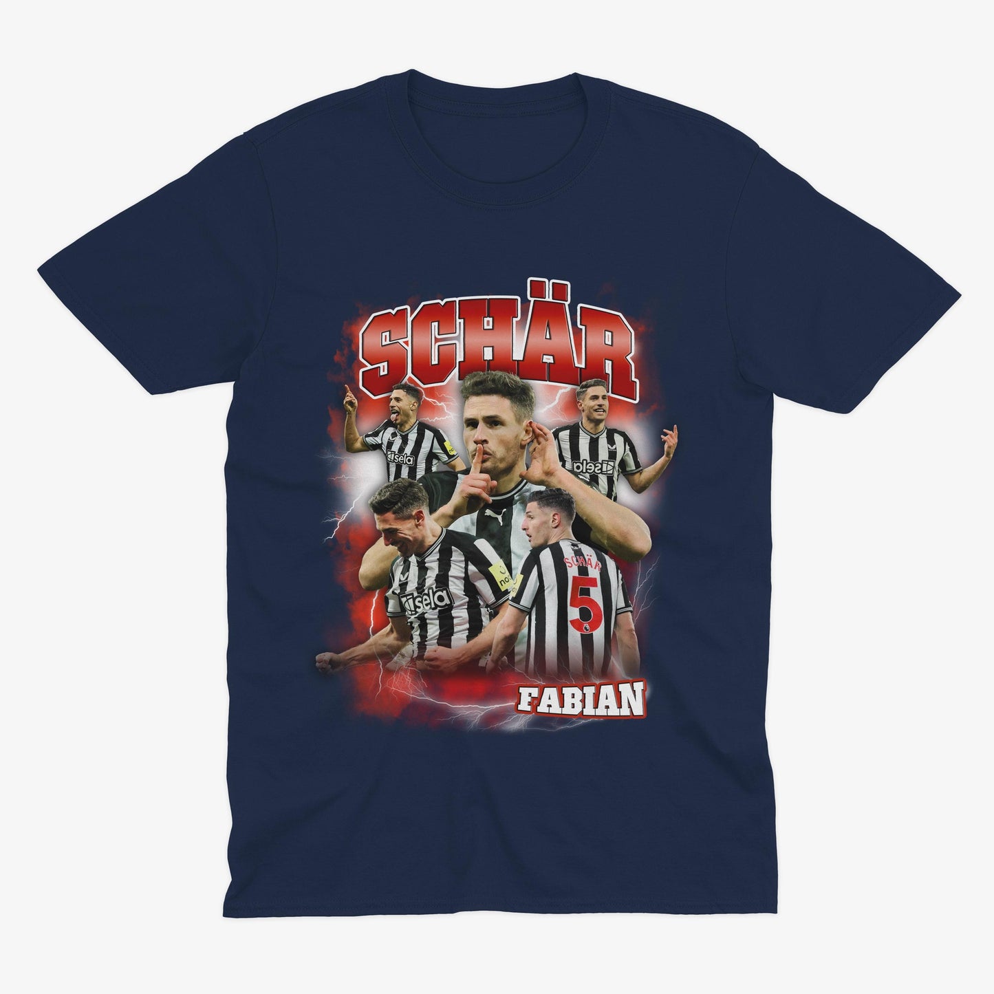 Fabian Schar Homage | NEWCASTLE UNITED T Shirt | Newcastle United FC | Switzerland | Nufc | Newcastle T Shirt | Newcastle Fan | Geordie