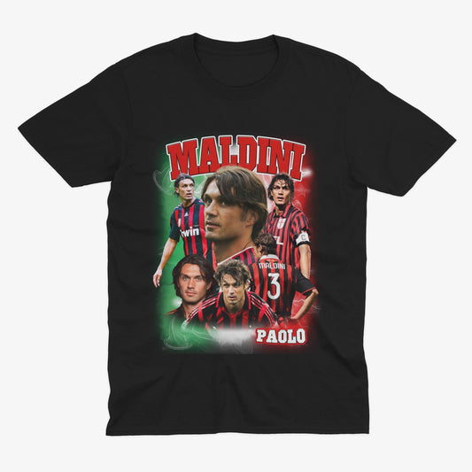 Paolo Maldini Homage | AC MILAN T Shirt | AC Milan Shirt | Italian Football | Italy | Maldini Italy | Italian Football | The Rossoneri