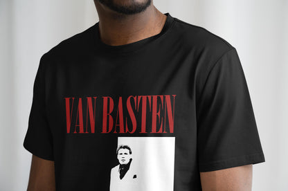 Marco Van Basten Scarface Style T Shirt | AC Milan T Shirt | Milan | Rossoneri | San Siro | AC Milan Fan | AC Milan Gift | Milan T Shirt