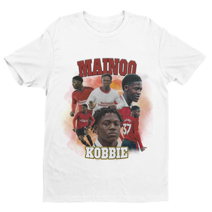 Kobbie Mainoo Homage | Manchester United T Shirt | MUFC | Football | Soccer | Man Utd Fan | Manchester United Gift
