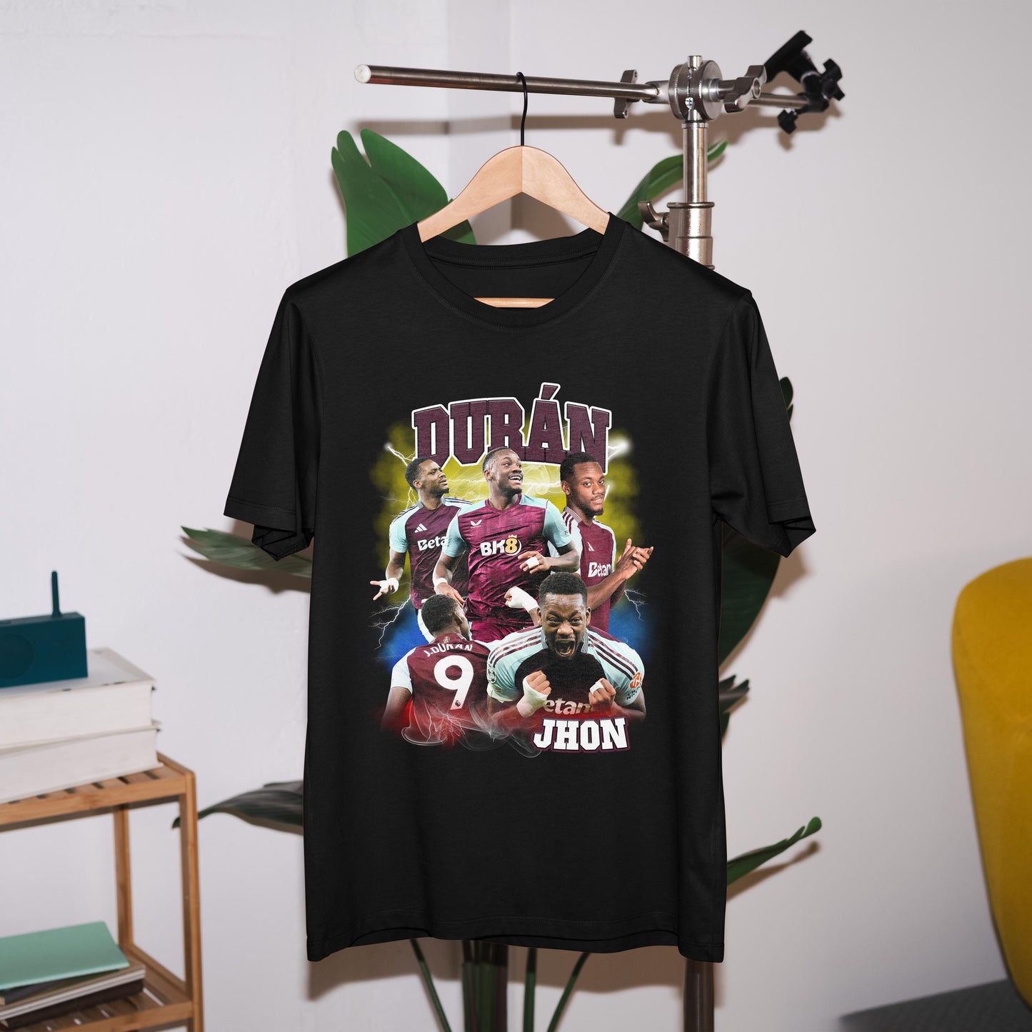 Jhon Duran Homage | Aston Villa T Shirt | AVFC | Football | Soccer | Aston Villa Fan | Aston Villa Gift | John Duran Colombia