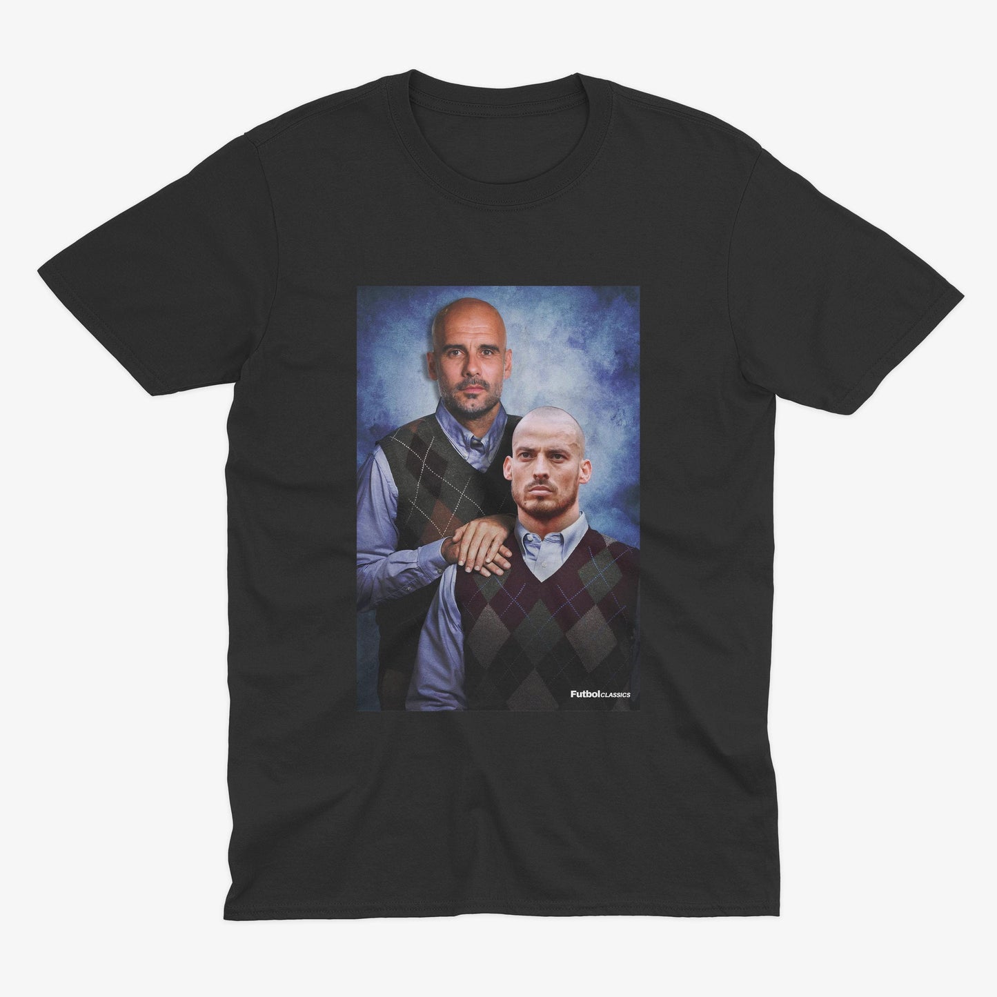 Pep Guardiola & David Silva T Shirt | Man City Gift | Man City T Shirt | MCFC | Manchester City Gift