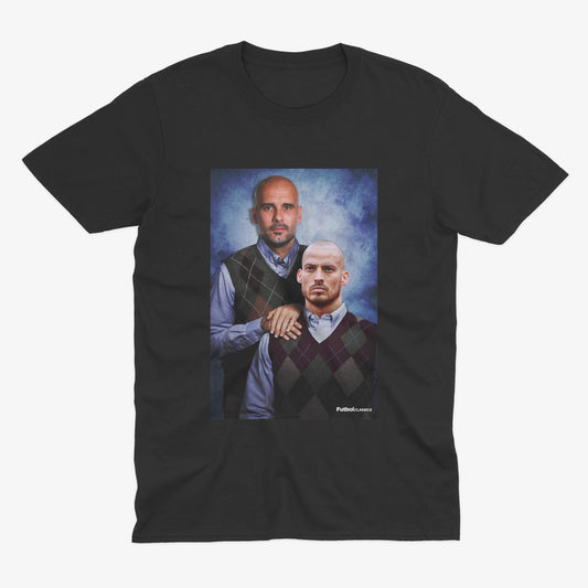 Pep Guardiola & David Silva T Shirt | Man City Gift | Man City T Shirt | MCFC | Manchester City Gift