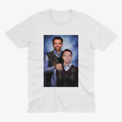 Xavi & Iniesta T Shirt | Barcelona Gift | Barcelona T Shirt | FCB | Barcelona Football Gift | Barcelona Fan