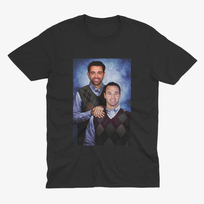Xavi & Iniesta T Shirt | Barcelona Gift | Barcelona T Shirt | FCB | Barcelona Football Gift | Barcelona Fan
