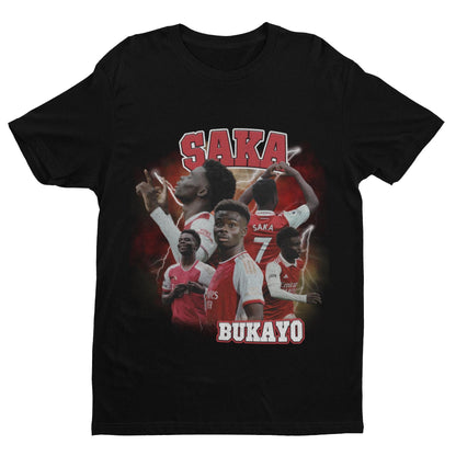 Bukayo Saka Homage | Arsenal T Shirt | AFC | Football | Soccer | Arsenal Fan | Arsenal Gift