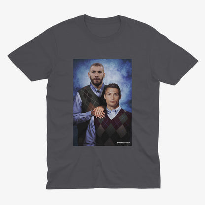 Karim Benzema & Cristiano Ronaldo T Shirt | Real Madrid T Shirt | Real Madrid Fan | Real Madrid Gift | Benzema and Ronaldo