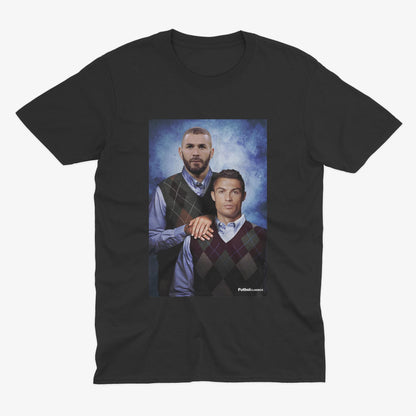 Karim Benzema & Cristiano Ronaldo T Shirt | Real Madrid T Shirt | Real Madrid Fan | Real Madrid Gift | Benzema and Ronaldo