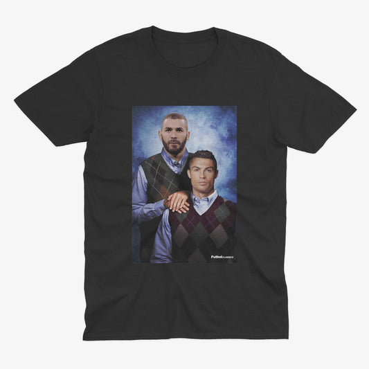 Karim Benzema & Cristiano Ronaldo T Shirt | Real Madrid T Shirt | Real Madrid Fan | Real Madrid Gift | Benzema and Ronaldo