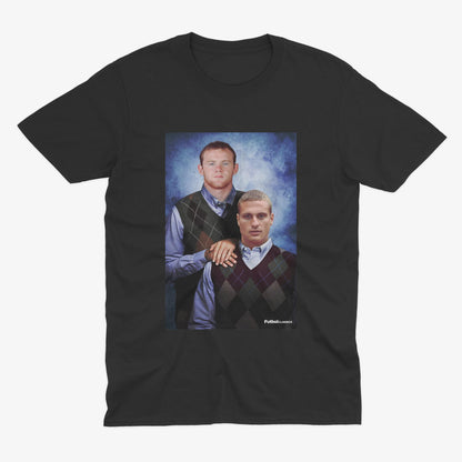 Wayne Rooney & Namanja Vidic T Shirt | Manchester United T Shirt | Man UTD Fan | Man United Gift | Ferguson and Rooney