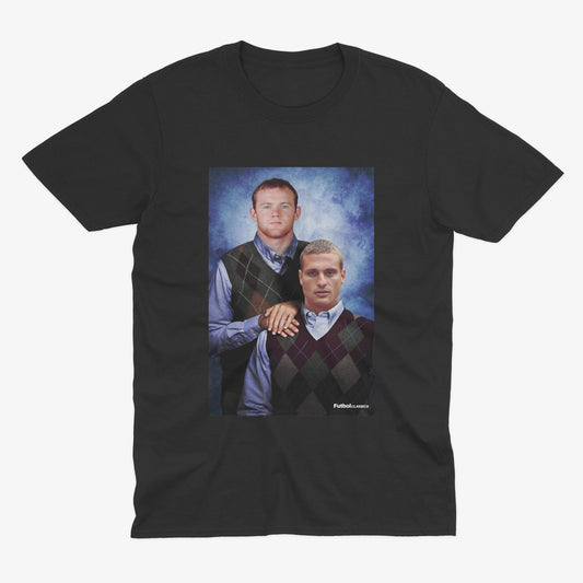 Wayne Rooney & Namanja Vidic T Shirt | Manchester United T Shirt | Man UTD Fan | Man United Gift | Ferguson and Rooney