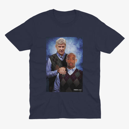 Arsene Wenger & Thierry Henry T Shirt | Arsenal T Shirt | Arsenal Fan | Arsenal Gift | Wenger and Henry
