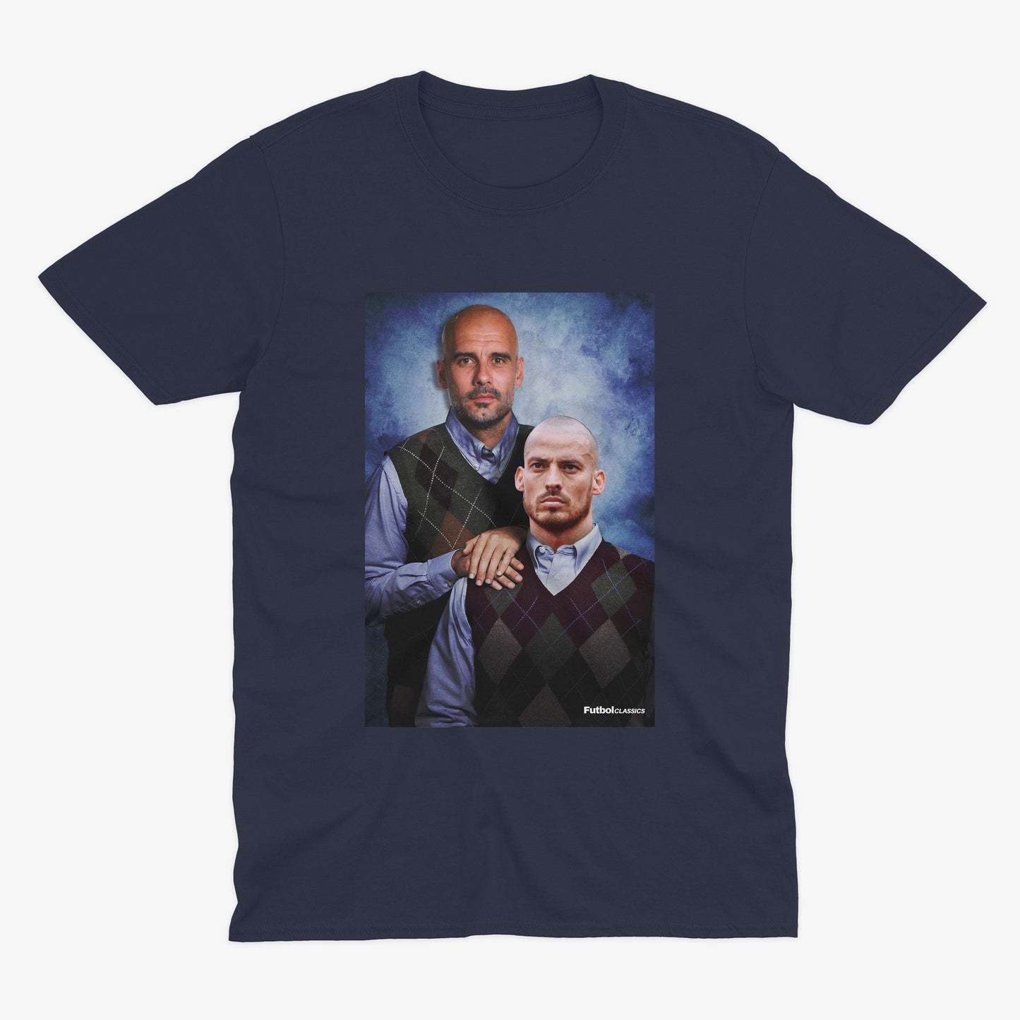 Pep Guardiola & David Silva T Shirt | Man City Gift | Man City T Shirt | MCFC | Manchester City Gift